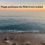 CHARMANT 2 PIECES CENTRE de CANNES - A1B209